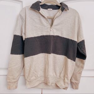 brandy quarter zip